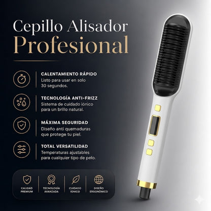 Cepillo alisador 2 en 1