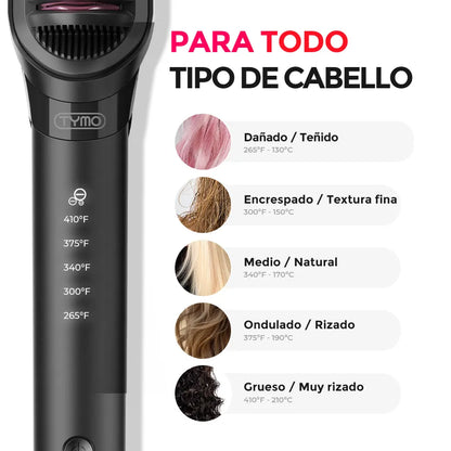 Cepillo Alisador de Cabello Profesional 2 en 1