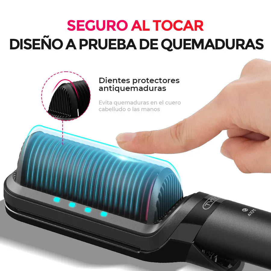 Cepillo alisador 2 en 1